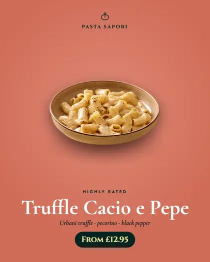 Pasta Sapori post: Truffle Cacio e Pepe