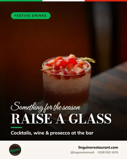 Festive drinks post: Raise a glass